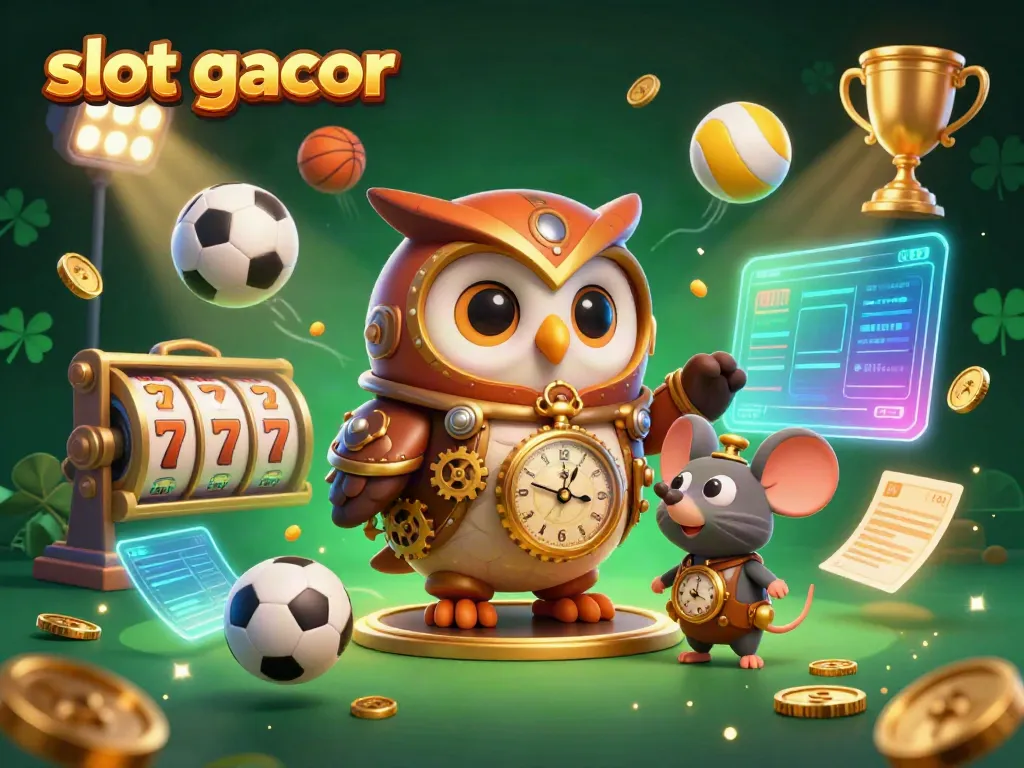 Engage with slot gacor through captivating steampunk-themed characters and dynamic casino elements.