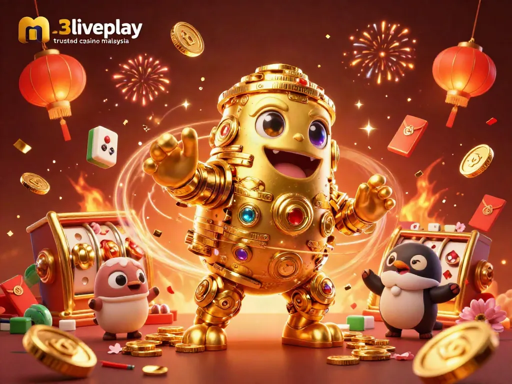 Experience the excitement of m3liveplay trusted casino malaysia with vibrant gaming illustrations.