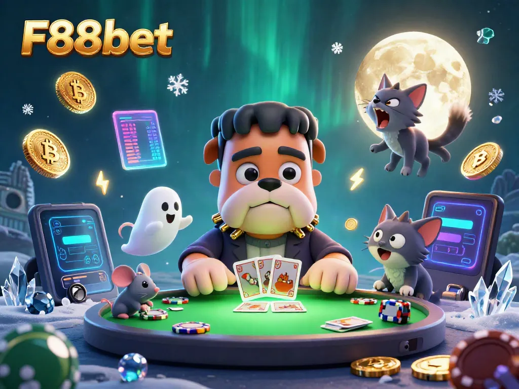 Experience thrilling gameplay with F88bet, featuring vibrant characters and exciting casino elements.