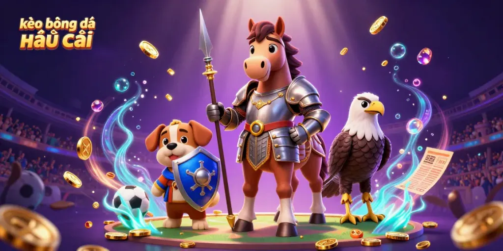 Experience thrilling moments in kèo bóng đá nhà cái with lively knights, joyous celebrations, and dynamic betting action!