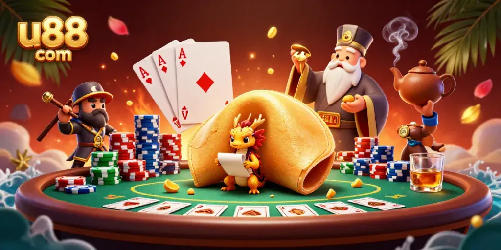 Win big at u88 com with a vibrant casino scene that captures the thrill of poker and luck.