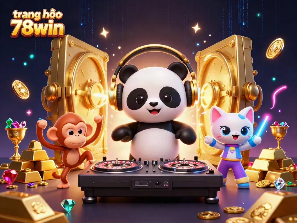 Engage with trang chủ 78win through vibrant 3D casino characters in a dynamic party atmosphere.