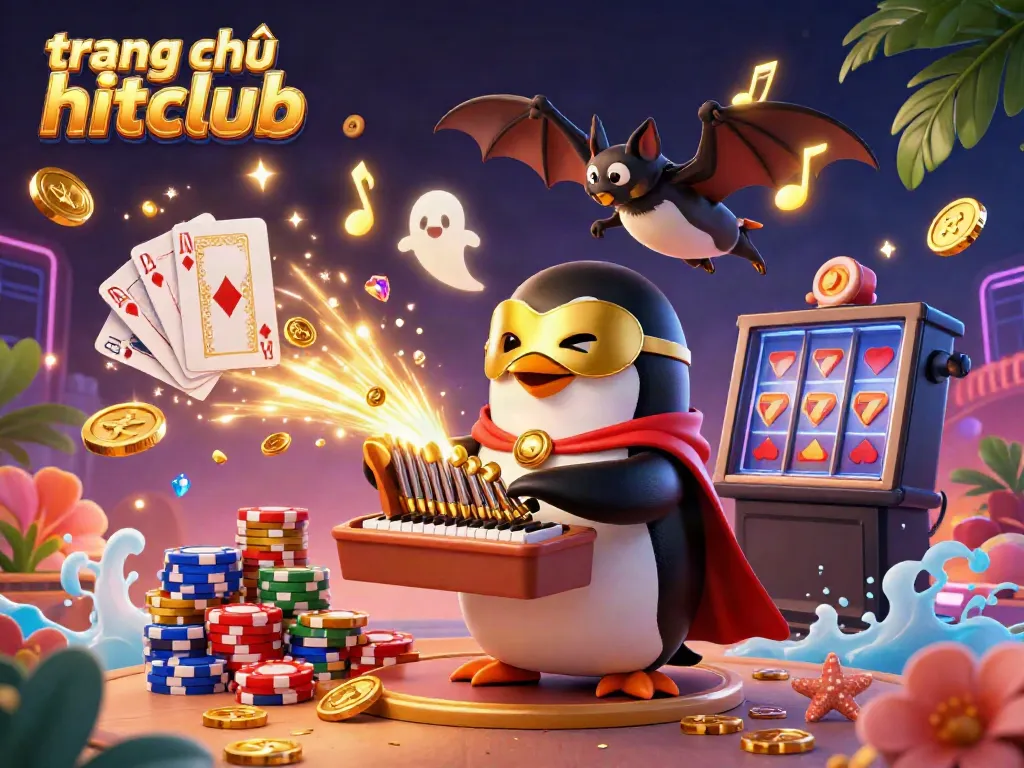 Engage in thrilling moments on trang chủ hitclub with a magical casino scene depicting the vibrant atmosphere of online gaming.