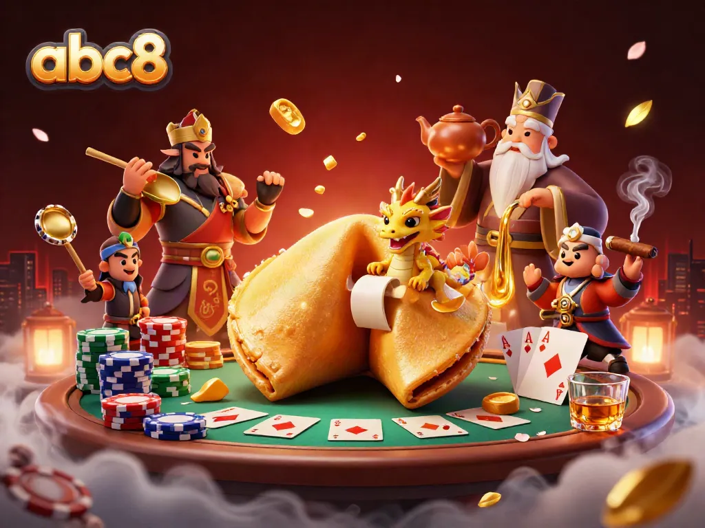 Engage with abc8's vibrant casino world, featuring dynamic poker scenes and enchanted characters.