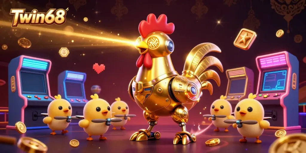Play exciting games at Twin68 while enjoying colorful arcade action and a lively atmosphere.
